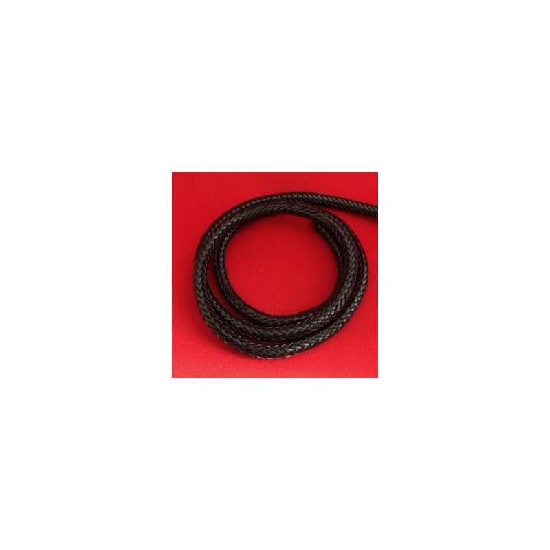 Cable electrique decoratif plastique noir