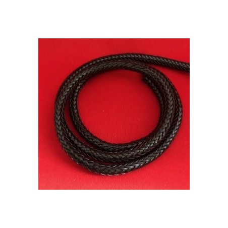 Cable electrique decoratif plastique noir