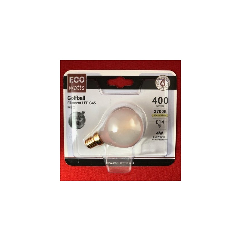 Ampoule sphère LED froide E14 4W