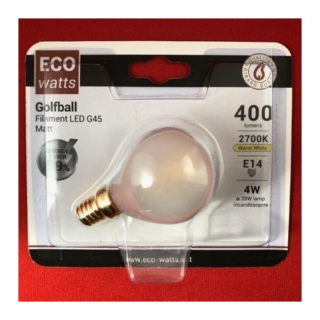 Ampoule sphère LED froide E14 4W