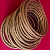 fil elctrique tissu paillettes bronze
