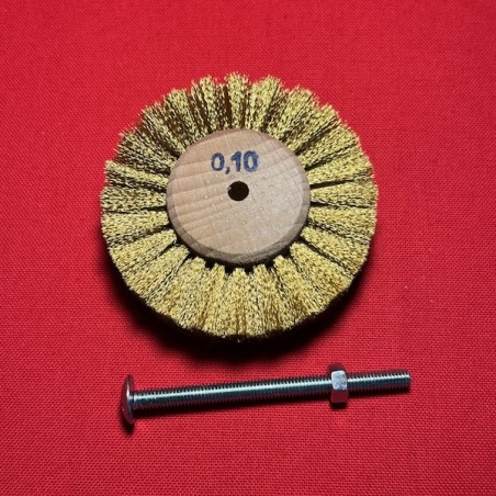 Brosses cylindriques laiton fil 0,10