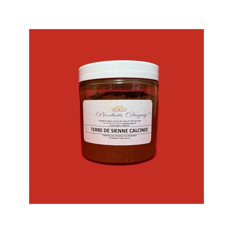 Pigment terre de sienne calcinée