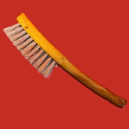 Brosse à manche bronze