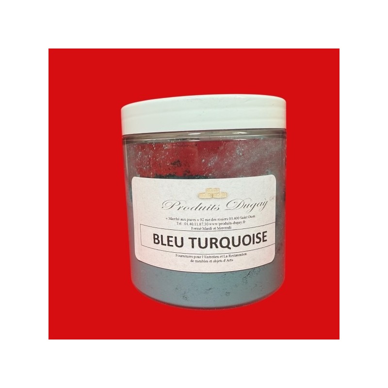 Pigments bleu turquoise