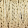 Câble électrique tissu torsadé ivoire 2X0.50mm