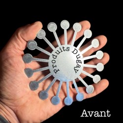 Patine aspect laiton sur fer