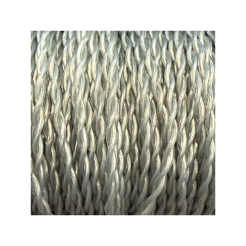 Fil électrique torsadé transparent