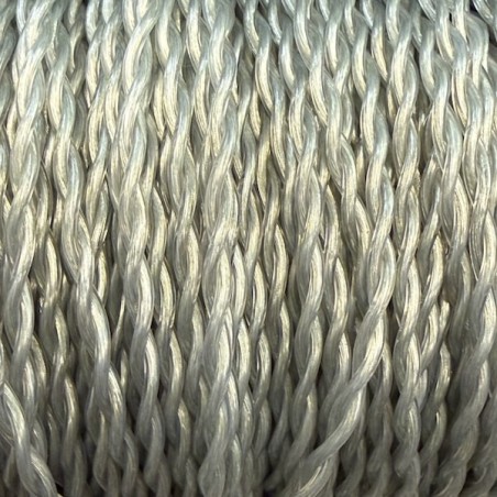 Fil électrique torsadé transparent