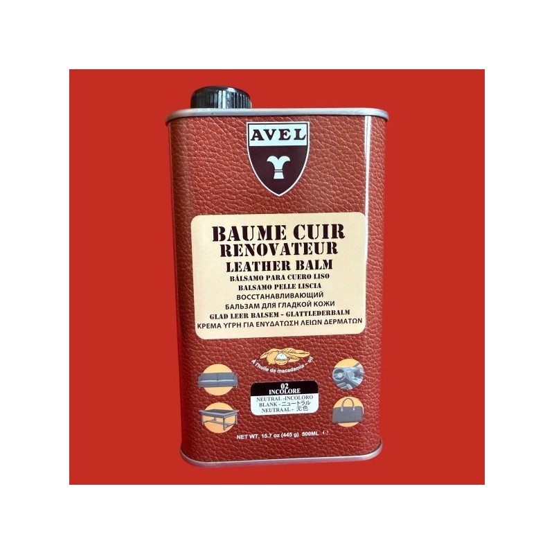 Baume nourrissant pour cuirs