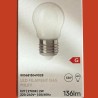 Ampoules spheres G45 E27 2W milky