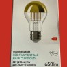 Ampoules E27 standard callotte dorée