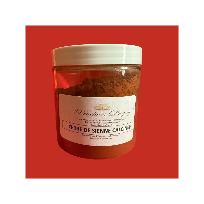 Pigments terre de sienne calcinée
