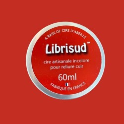 Cire pour livres et reliures en cuir