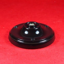 Rosace porcelaine noire 105mm