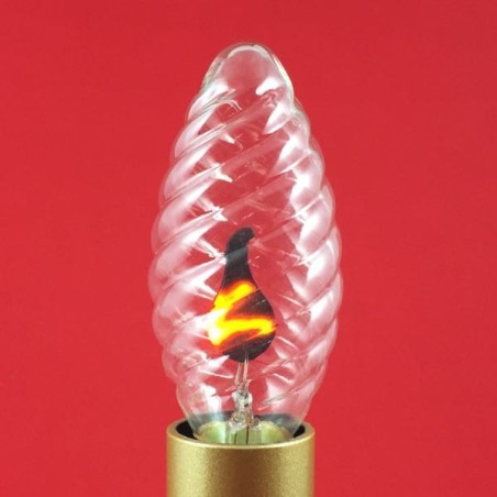Ampoule decorative torsadee E14